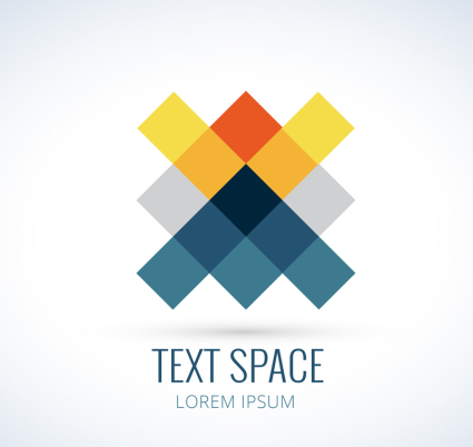 Creative symbol Vector diamond stitching