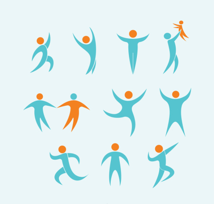 Paragraph 11 characters vector logo design