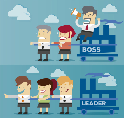 2 groups of characters in the team design vector