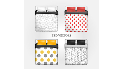 4 Double design vector material fashion