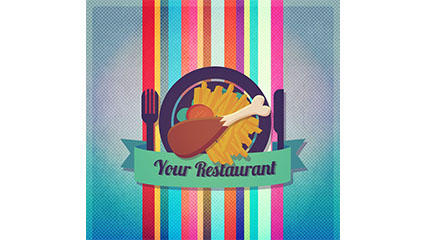 Creative fast food vector material