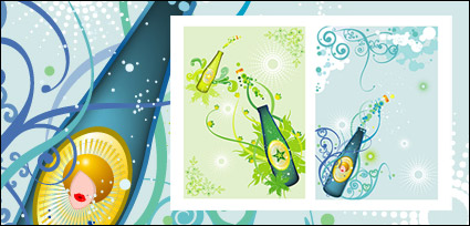 Bottle off Cap pattern vector