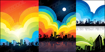 Construction of the main vector illustration