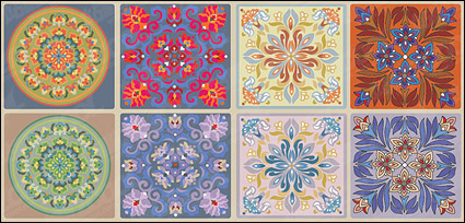 Classic Chinese classical pattern vector material-2