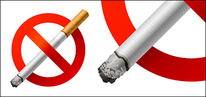 No Smoking vector material
