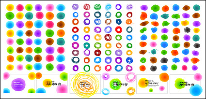 Fashion ink element vector material-4