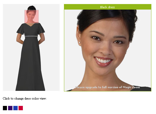 MagicZoom effect of JS code image to enlarge