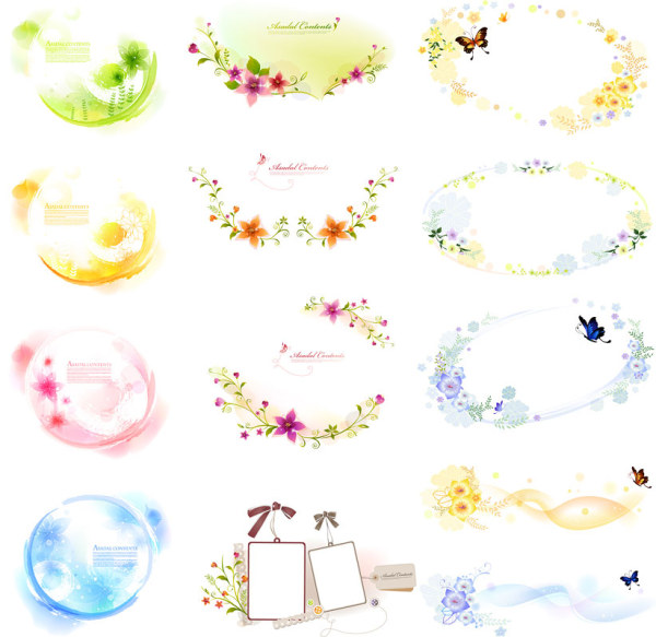 butterfly label vector