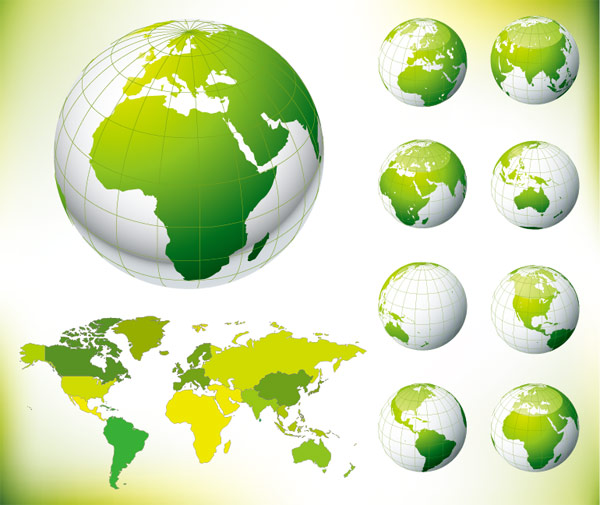 Green Earth Vector 