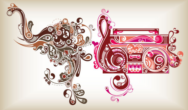 Trend Vector graphics elements