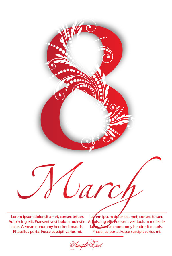 38 Women's Day Theme Vector -3