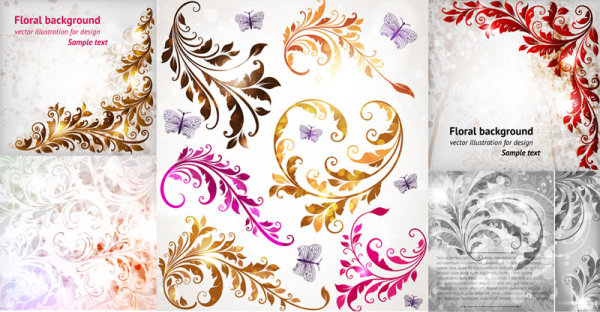 Colorful pattern background Vector