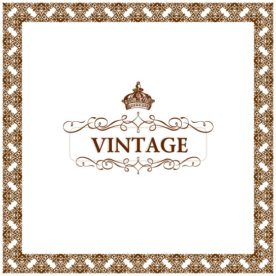 Gorgeous lace material practical vector -1