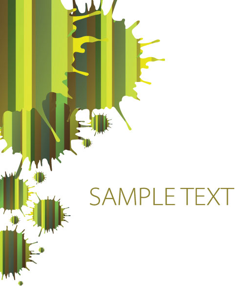 Creative drop splash traces background 05 - vector