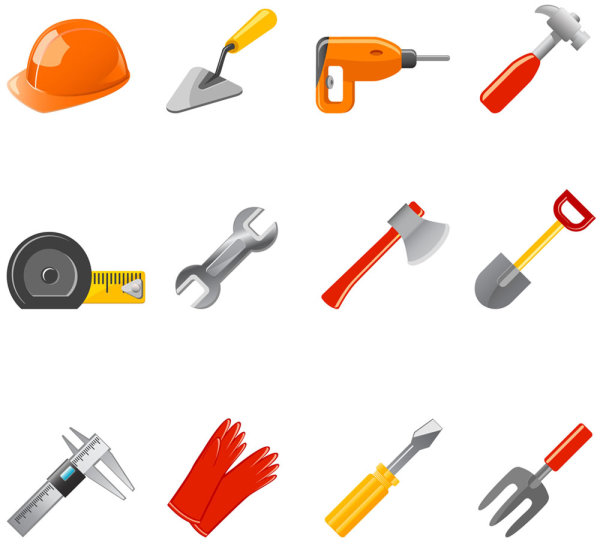 Commonly used tool icon - vector