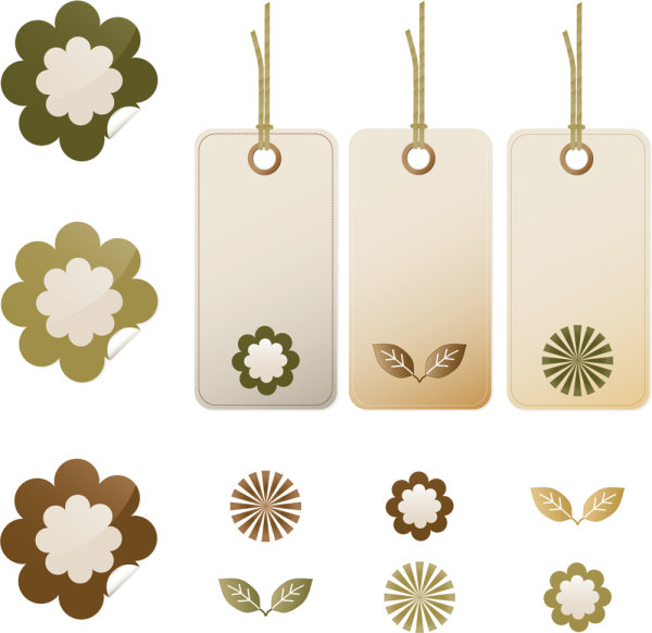 Bookmark fine pattern - Vector