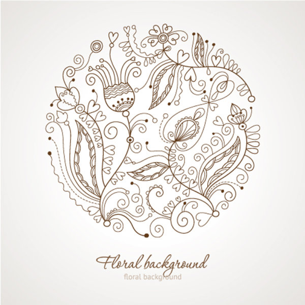 Fine background pattern 01 - vector material