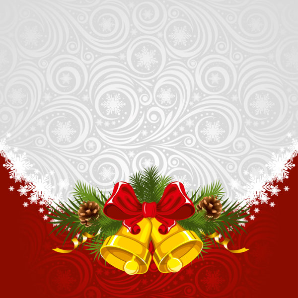 Christmas background 01 - vector material