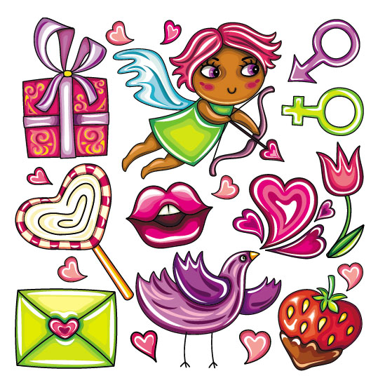 Cartoon illustration - vector material