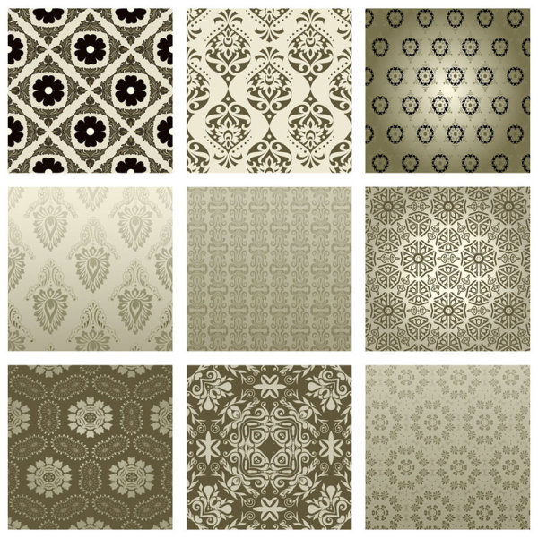 The exquisite pattern background pattern 02 - vector material