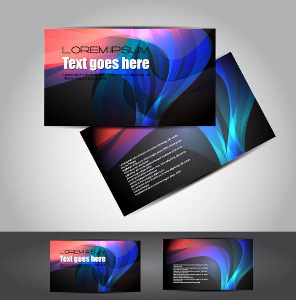 Cool card 01 - vector material