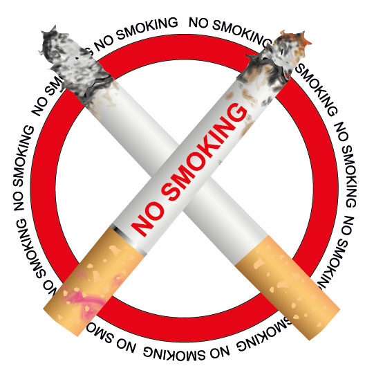 No smoking signs 01 - vector material