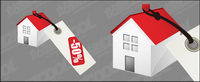 House sales price vector material