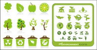 green icon vector material
