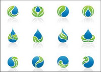 Drop, round, heart-shaped vector graphics and other practical