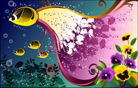 -2 Vector floral trends		