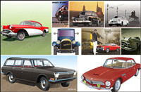 Nine kinds of cdr format car Vector 