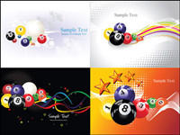 Tide pool design-vector material