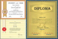 Vector three Honor Design