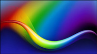Colorful the dynamic flow line 04-- Vector