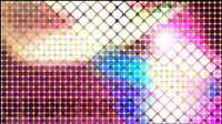 Bright mosaic design background vector material -4