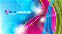 Beautifully colorful background 03 - vector
