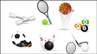 Sports-related icons 02 - vector