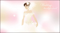 Wedding Postcard 04 - vector material