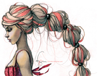 Vietnam Ravenskar pen illustrations beauty