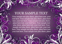 Purple fashion lace Vector