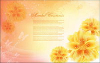 Vector fantasy flower material -14