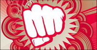 Vector material fist