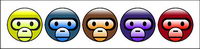 Baby milo Face cute monkey head icon png