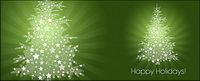 Christmas tree vector material