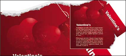 Red card tag vector material