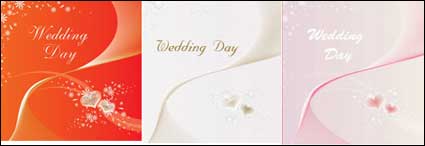 European invitation template vector material