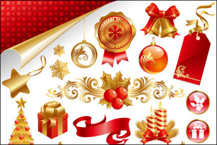 Beautiful Christmas material late Vector