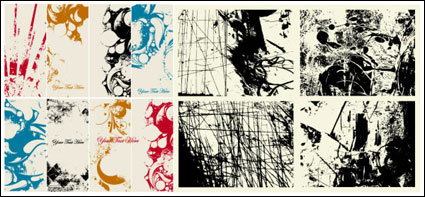 Mixed and disorderly nostalgic background vector of material