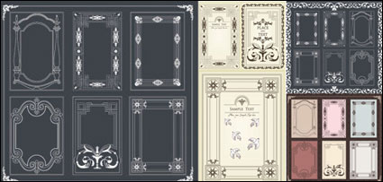 European Classic lace Vector