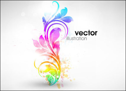 Symphony fashion pattern vector material -5